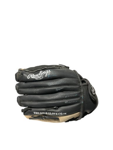 Used Rawlings PLAY MAKER SERIES BB/SB Glove RH Throw Black 10 1/2" 11834-S000041248