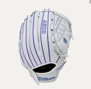 New A500 SIREN 12.5IN LHT WHT/PURPLE GLOVE 11834-WILWBW103562125