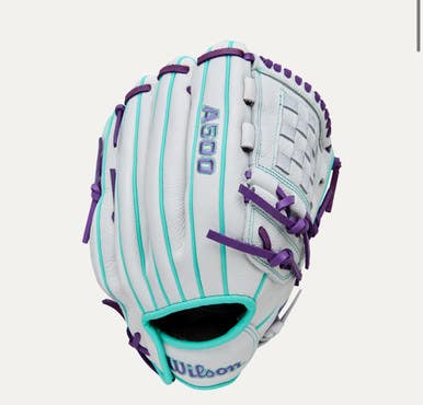 New A500 SIREN 12IN LHT WHT/PURPLE GLOVE 11834-WILWBW10356012