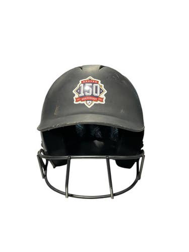 Used Champro BLK HELMET W/ MASK Batting Helmet w/Mask Black One Size 11834-S000041432