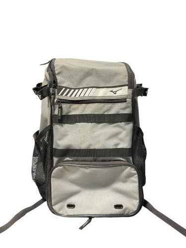 Used Mizuno BLK/GREY BACKPACK BAG BB/SB Player Backpack Grey 11834-S000041433