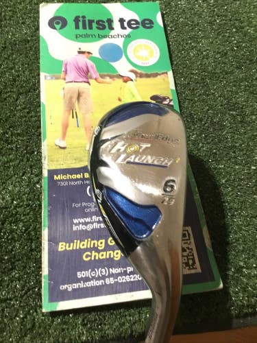 Tour Edge Hot Launch 2 Forged Face 29* 6 Hybrid Seniors 55g UST Mamiya Graphite