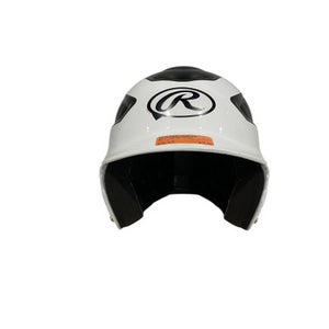 Used Rawlings BB HALMET Batting Helmet No Mask White S/M 11847-S000030430
