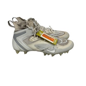 Used Nike LAX Cleats Mens White Senior 10 11847-S000030428