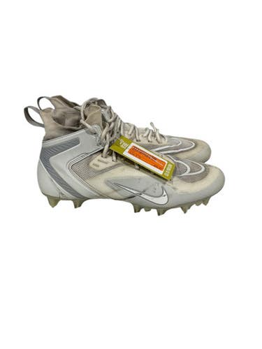 Used Nike LAX Cleats Mens White Senior 10 11847-S000030428