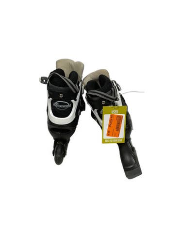 Used BANWEI Junior Roller Quad Skates Black Adjustable 11847-S000030416