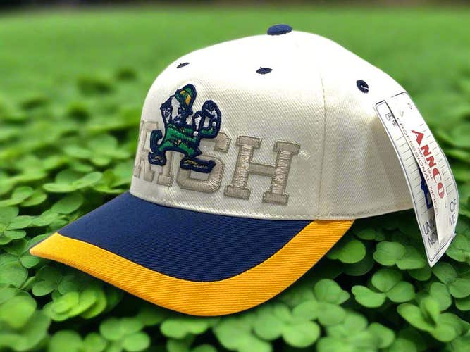Notre Dame Vintage Late '90s NCAA 20% Wool NOS Cap (New)