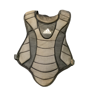 Used Adidas CHEST GUARD Catchers Chest Protector Black Junior 11613-S000170257
