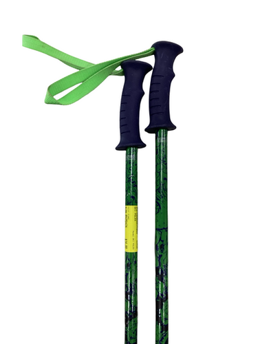 Used SKI POLES Girls DH Ski Pole Green 85 cm / 34 in 11613-S000170230