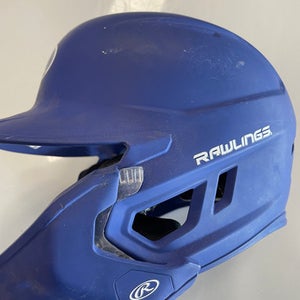 Used Rawlings 6 3/8 -7 1/8 Batting Helmet No Mask Royal Blue One Size 11860-S000299715