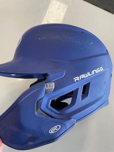 Used Rawlings 6 3/8 -7 1/8 Batting Helmet No Mask Royal Blue One Size 11860-S000299715