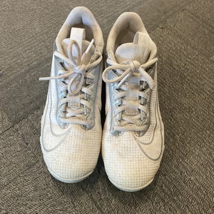 Used Nike VAPOR LAX Cleats Boys White Junior 04 11614-S000223846