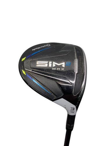 Used Taylormade SIM 2 MAX Mens Fairway Wood RH 3 Wood 11347-S000257768