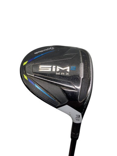 Used Taylormade SIM 2 MAX Mens Fairway Wood RH 3 Wood 11347-S000257768