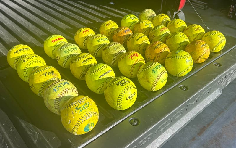 Mens Slowpitch Softballs (Used)