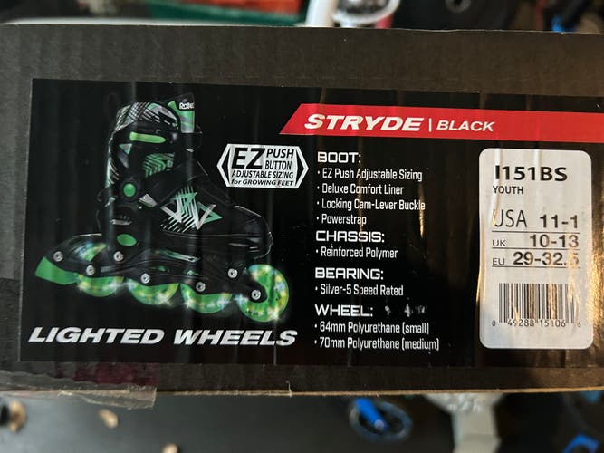 Inline Skates Size 12 (New)