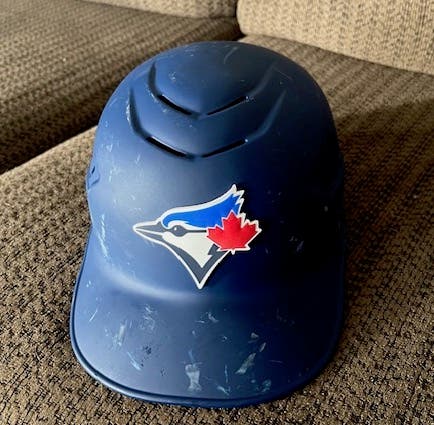 TORONTO BLUE JAYS 3D Logo MLB Rawlings Player Issued Game Style Alt. 7 5/8 Helmet with MLB LOA