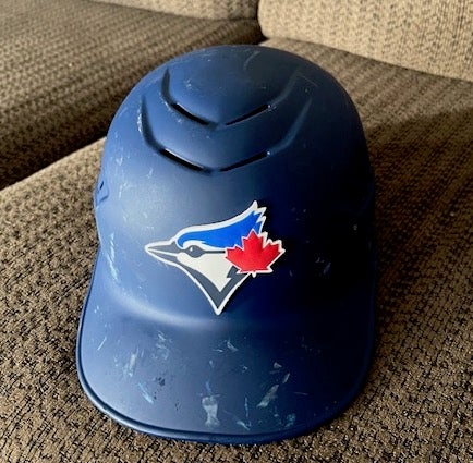 TORONTO BLUE JAYS 3D Logo MLB Rawlings Player Issued Game Style Alt. 7 5/8 Helmet with MLB LOA