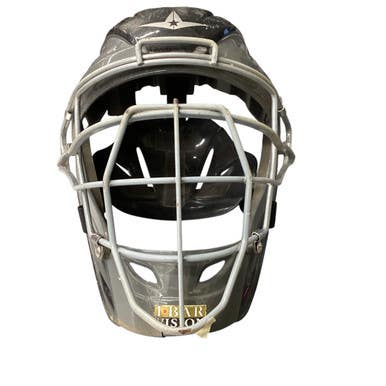 Used All Star CATCHERS HELMET Catchers Helmet w/Mask Black LG 11760-S000083410
