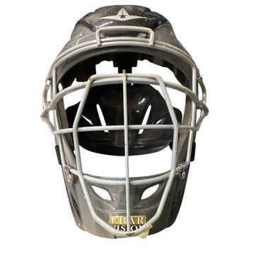 Used All Star CATCHERS HELMET Catchers Helmet w/Mask Black LG 11760-S000083410