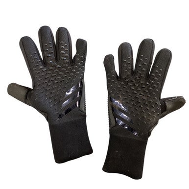 Used Adidas PREDATOR Soccer Goalie Gloves Black 7 11760-S000083395