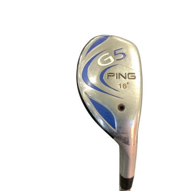 Used Ping G5 16 DEGREE HYBRID Mens Hybrid Club RH 2 Hybrid 11479-S000407143