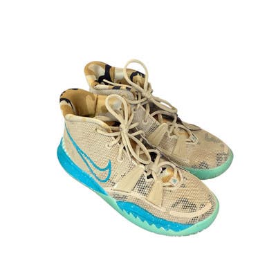 Used Nike KYRIE RIPLE GRAIN AUQAMARINE SZ 5 Basketball Shoes M Tan Senior 5 11479-S000407138