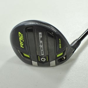 LEFT HANDED Cobra Radspeed Big Tour 3-14.5* Fairway Wood Stiff Graphite #204683