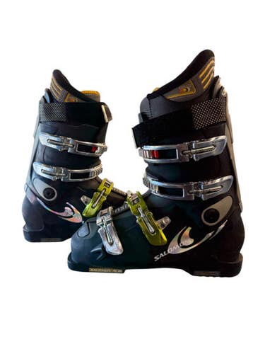 Used Salomon SENSIFIT X WAVE 8.0 Mens DH Ski Boot Black 285 MP - M10.5 - W11.5 10299-S000301880