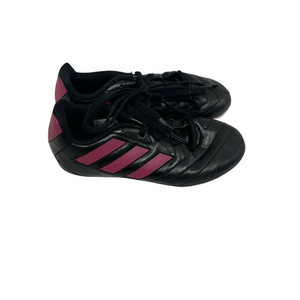 Used Adidas Goletto Yth 12.5 Soccer Cleats Black And Pink 11692-S000143110