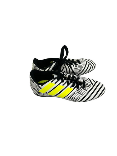 Used Adidas Nemesis Messi Jr 1.5 Soccer Cleats White 11692-S000143099