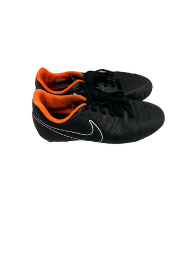 Used Nike Mercurial Jr 6 Soccer Cleats Black/Orange 11692-S000143093