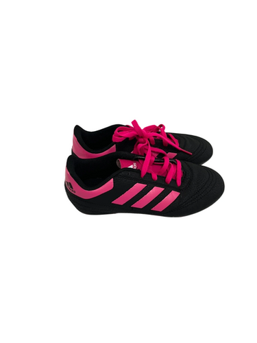 Used Adidas Goletto Jr 1 Soccer Cleats Black And Pink  11692-S000143098