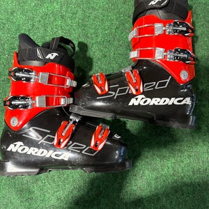 Kid's Nordica SPEEDMACHINE J4 Ski Boots (Used) | Mondo 24.5 (288mm)