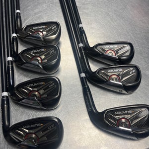 Men's TaylorMade Burner 2.0 Right Handed Iron Set Regular Flex Graphite Shaft (Used)