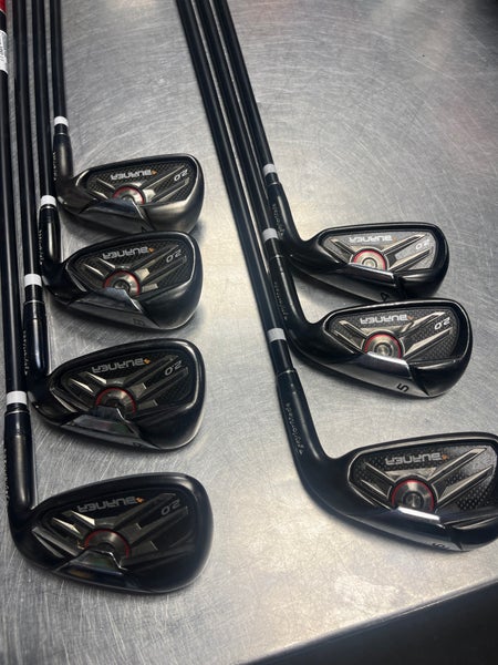 Men's TaylorMade Burner 2.0 Right Handed Iron Set Regular Flex Graphite Shaft (Used)