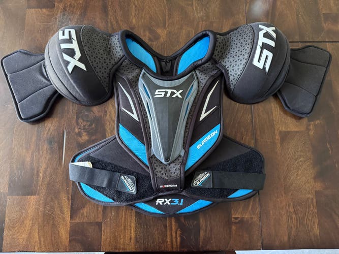 Large Senior STX Surgeon RX3.1 Shoulder Pads (Used)