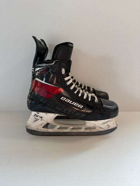 Used Size 9.5 Fit 2 Senior Bauer Supreme UltraSonic Pro Stock Hockey Skates