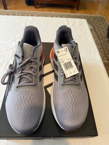 Gray Men's Size M 11.5 (W 12.5) Adult Adidas Shoes (New)