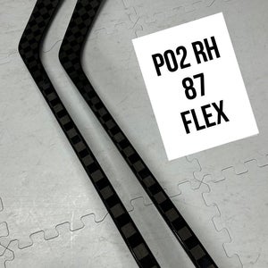 Senior(2x)Right P02 87 Flex PROBLACKSTOCK Pro Black Out Unbranded Pro Stock Nexus Hockey Sticks