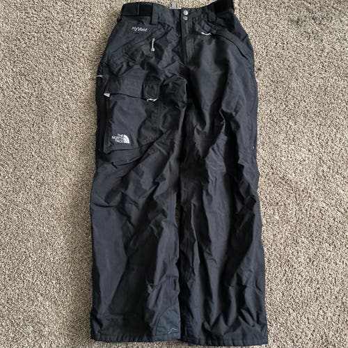 The North Face Hyvent Snow Pants Mens S Black Snowboard Ski Lined