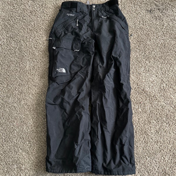 The North Face Hyvent Snow Pants Mens S Black Snowboard Ski Lined