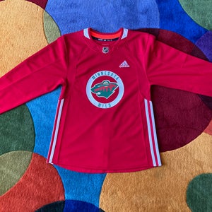 Size 44/XS Minnesota Wild Adidas Practice Jersey (Used)
