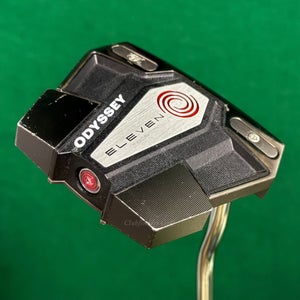 Odyssey ELEVEN Tour Lined 35" Double-Bend Mallet Putter W/Stroke Lab Red