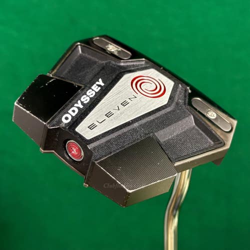 Odyssey ELEVEN Tour Lined 35" Double-Bend Mallet Putter W/Stroke Lab Red