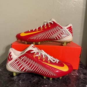 10 New White Nike Vapor Carbon Elite Fly TD 2014 iowa state chiefs