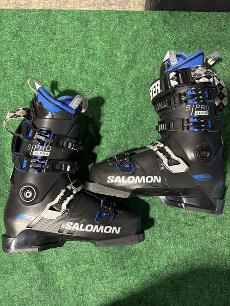 Men's Salomon S/Pro Alpha 120 Ski Boots Stiff Flex (Used) | Mondo 25.5 (294mm)