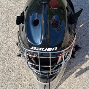 Senior Medium Fit 2 Bauer NME 7 Goalie Mask (Used)