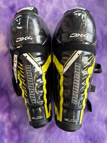 Senior Warrior Alpha Dx4 Shin Pads 15" (Used)
