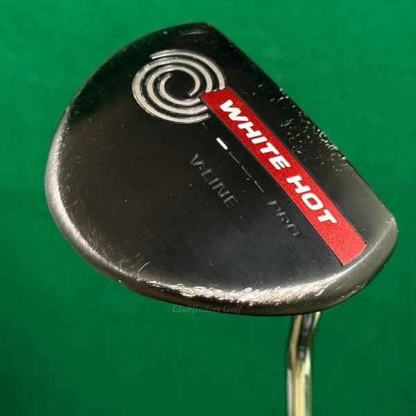Odyssey White Hot Pro V-Line Black Double-Bend 35.25" Putter w/ Super Stroke